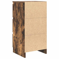 Credenza Rovere Fumo 37,5x35x76 cm in Legno Multistrato 861728