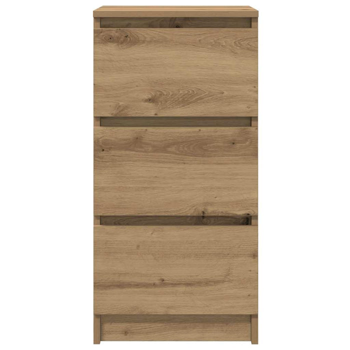 Credenza Rovere Artigianale 37,5x35x76 cm in Legno Multistrato 861732