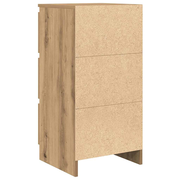 Credenza Rovere Artigianale 37,5x35x76 cm in Legno Multistrato 861732