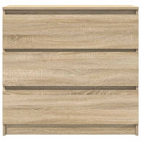 vidaXL Credenza Rovere Sonoma 80x35x76 cm in Legno Multistrato