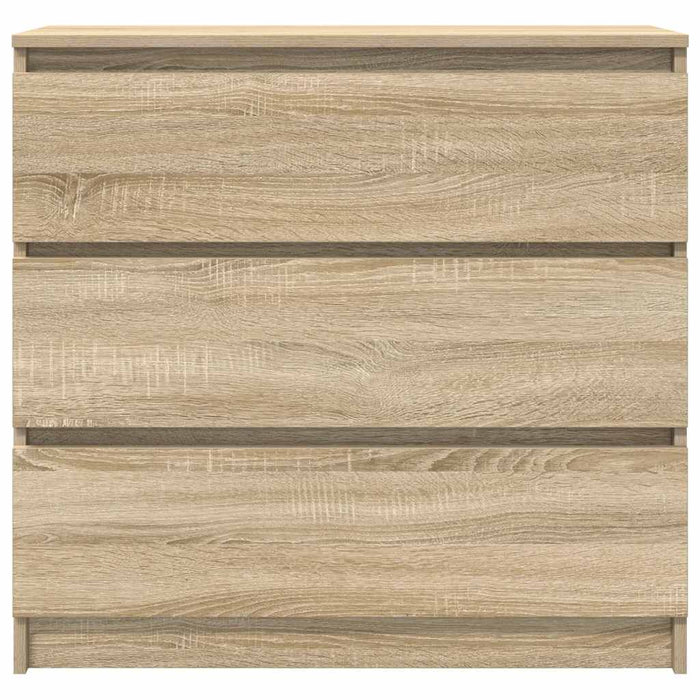 vidaXL Credenza Rovere Sonoma 80x35x76 cm in Legno Multistrato
