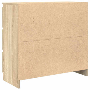 vidaXL Credenza Rovere Sonoma 80x35x76 cm in Legno Multistrato
