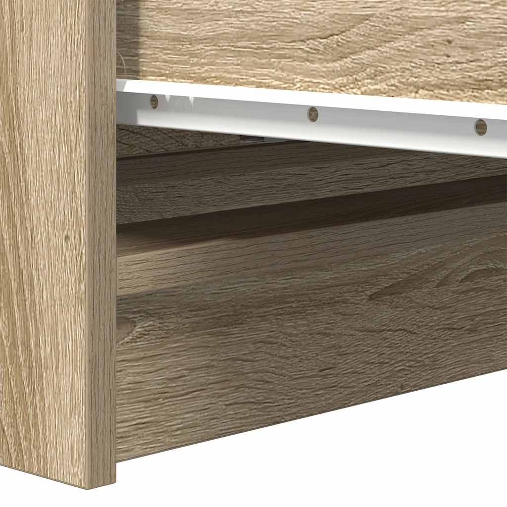 vidaXL Credenza Rovere Sonoma 80x35x76 cm in Legno Multistrato