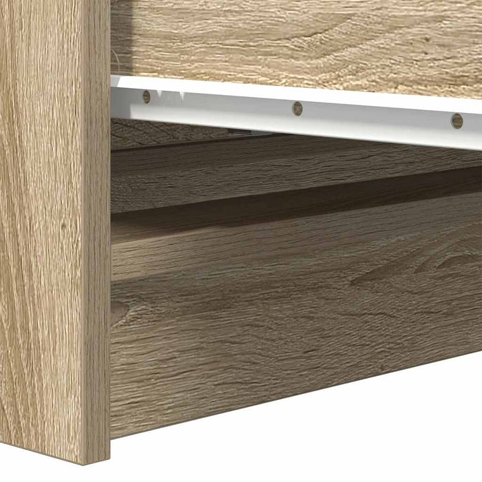 vidaXL Credenza Rovere Sonoma 80x35x76 cm in Legno Multistrato
