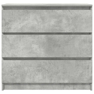 Credenza-Buffet-Armadio da cucina Grigio Cemento 80x35x76 cm in Legno Multistrato