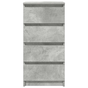 vidaXL Credenza Grigio Cemento 37,5x35x76 cm in Legno Multistrato
