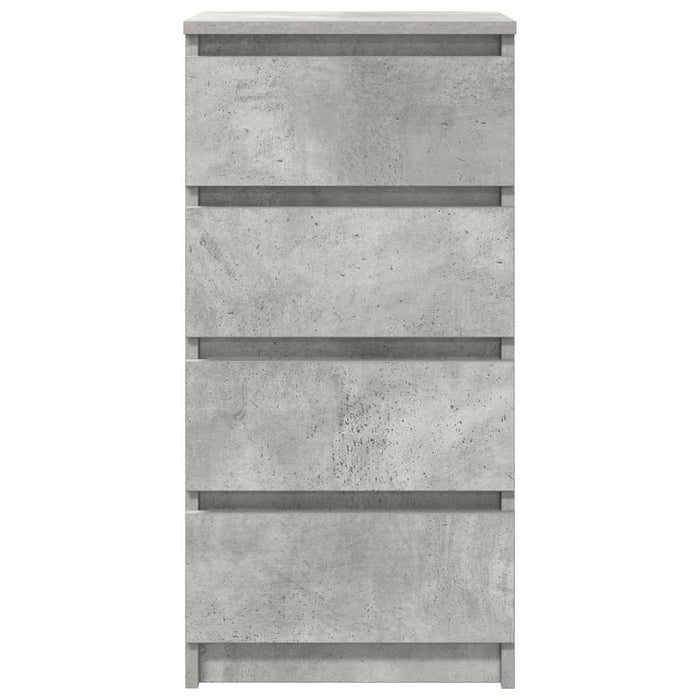 vidaXL Credenza Grigio Cemento 37,5x35x76 cm in Legno Multistrato
