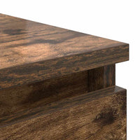 vidaXL Credenza Rovere Fumo 37,5x35x76 cm in Legno Multistrato