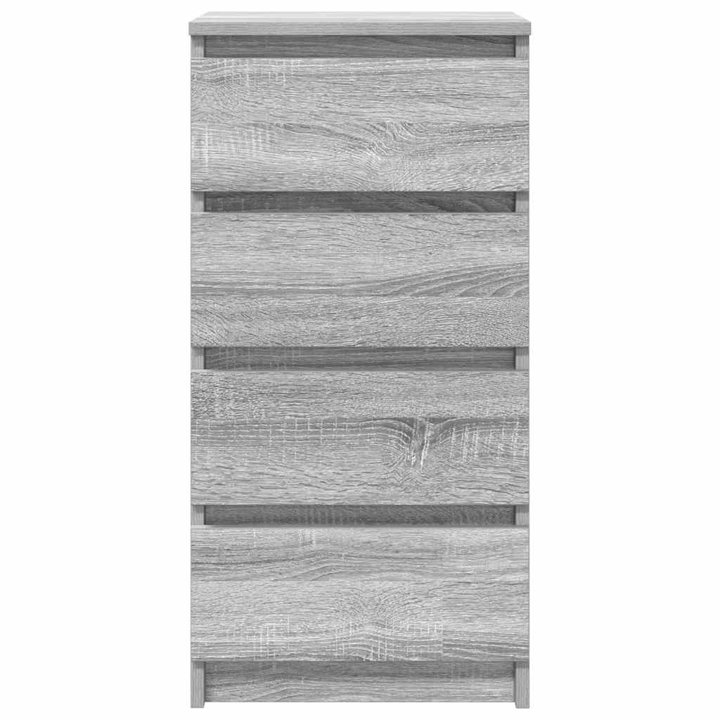 vidaXL Credenza Grigio Sonoma 37,5x35x76 cm in Legno Multistrato