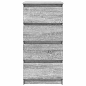 vidaXL Credenza Grigio Sonoma 37,5x35x76 cm in Legno Multistrato