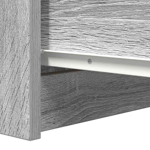 vidaXL Credenza Grigio Sonoma 37,5x35x76 cm in Legno Multistrato