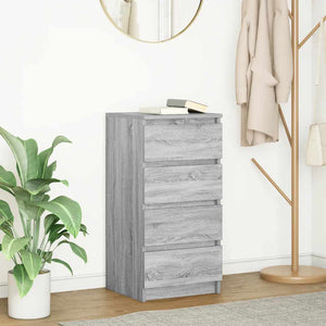 vidaXL Credenza Grigio Sonoma 37,5x35x76 cm in Legno Multistrato