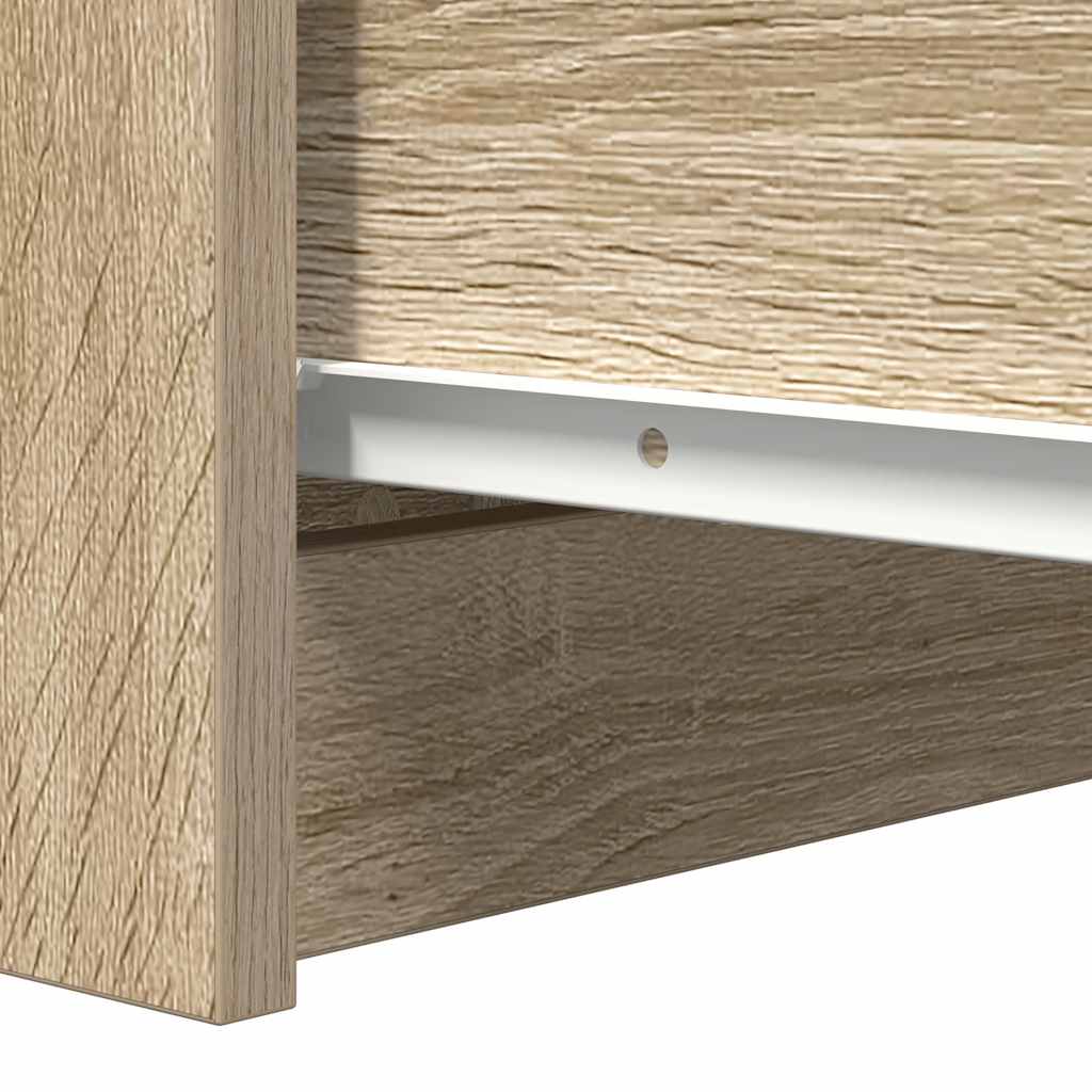 vidaXL Credenza con Cassetti Rovere Sonoma 37,5x35x99 cm in Truciolato