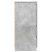 vidaXL Credenza con Cassetti Grigio Cemento 37,5x35x99cm in Truciolato