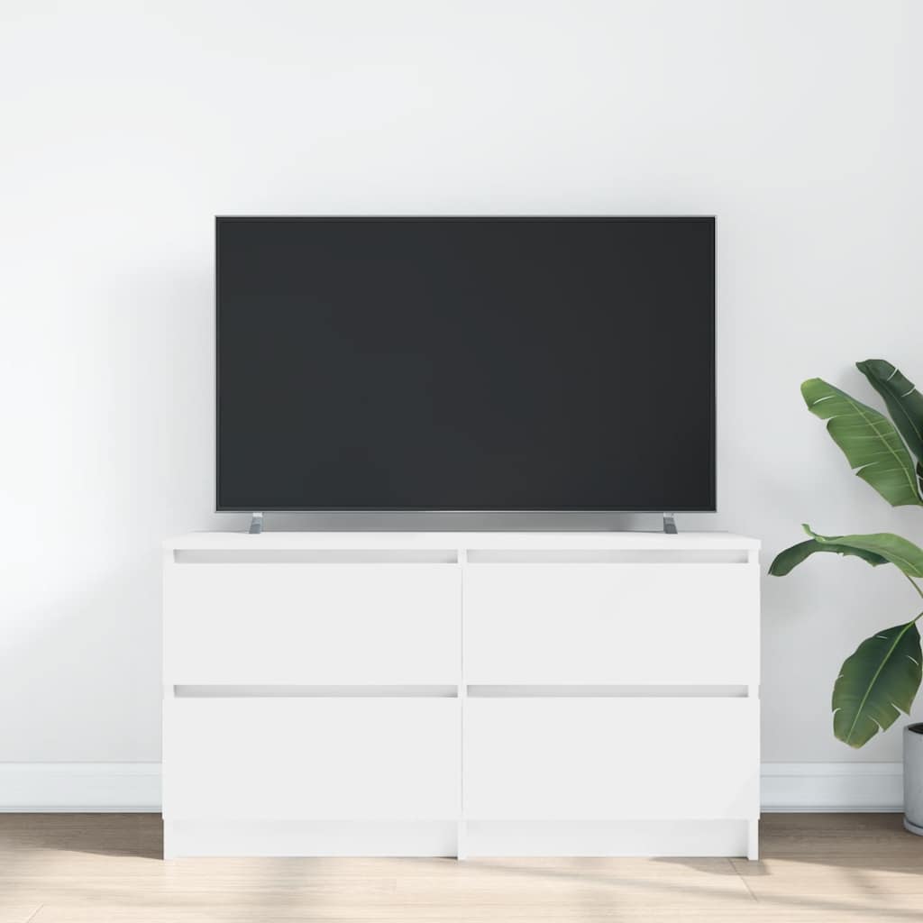 Mobile Porta TV-Mobile per TV-Credenza TV Bianco 100x35x54 cm in Legno Multistrato 714351
