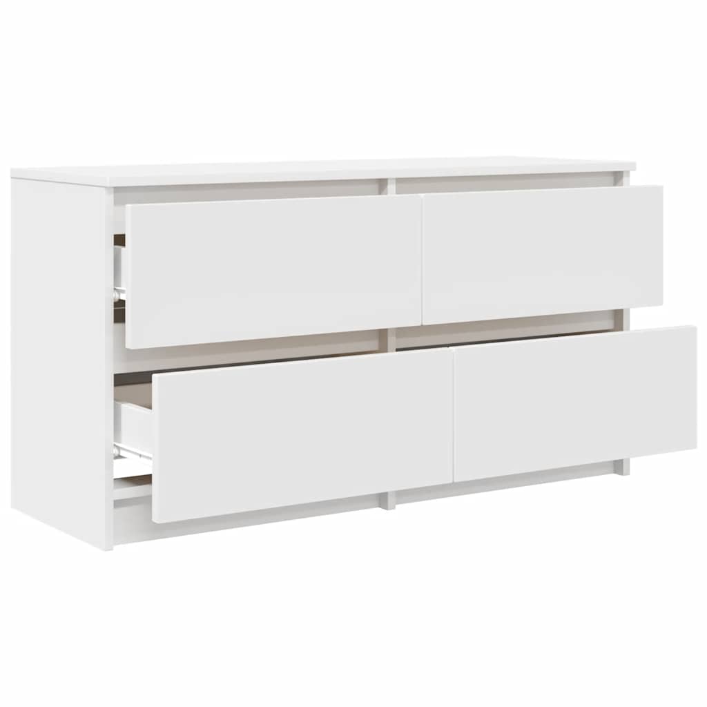 Mobile Porta TV-Mobile per TV-Credenza TV Bianco 100x35x54 cm in Legno Multistrato 714351