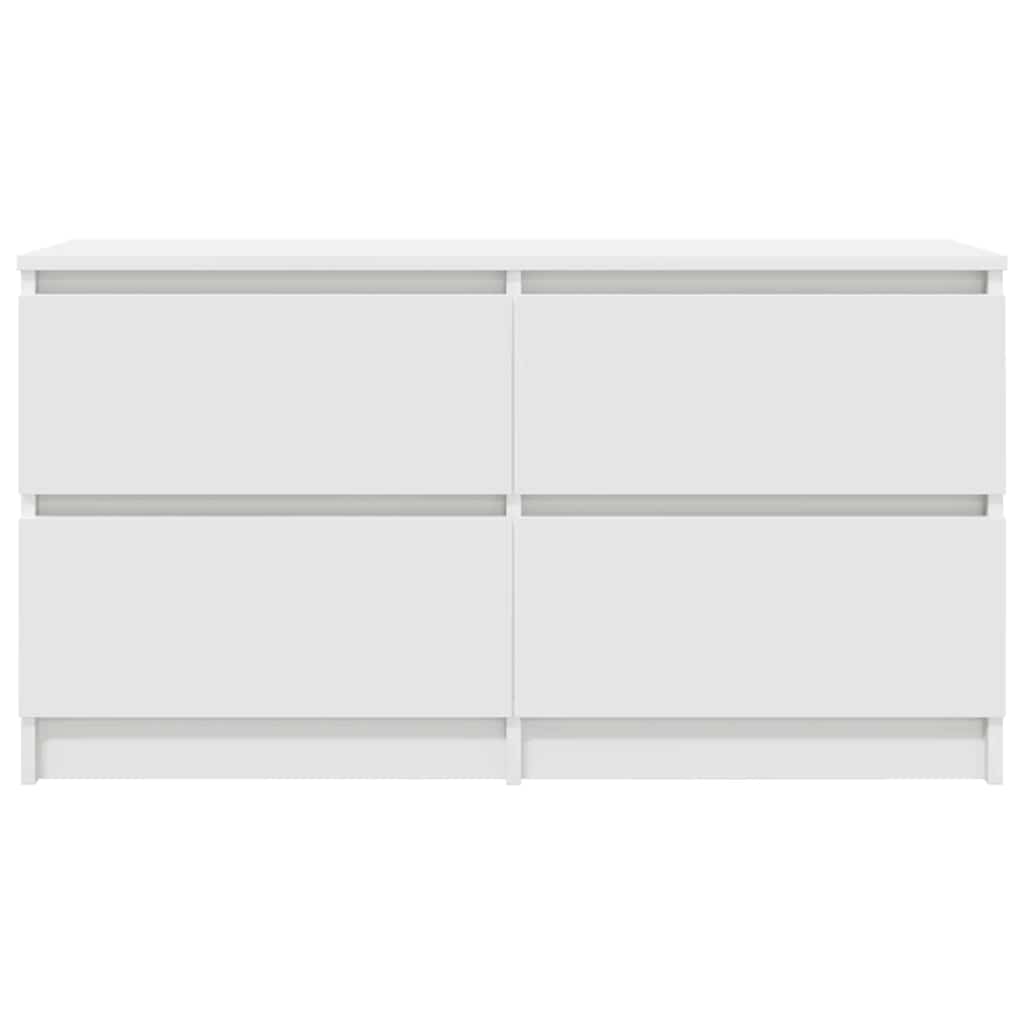 Mobile Porta TV-Mobile per TV-Credenza TV Bianco 100x35x54 cm in Legno Multistrato 714351