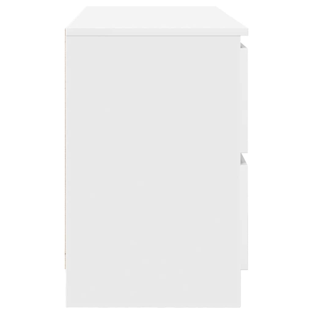 Mobile Porta TV-Mobile per TV-Credenza TV Bianco 100x35x54 cm in Legno Multistrato 714351