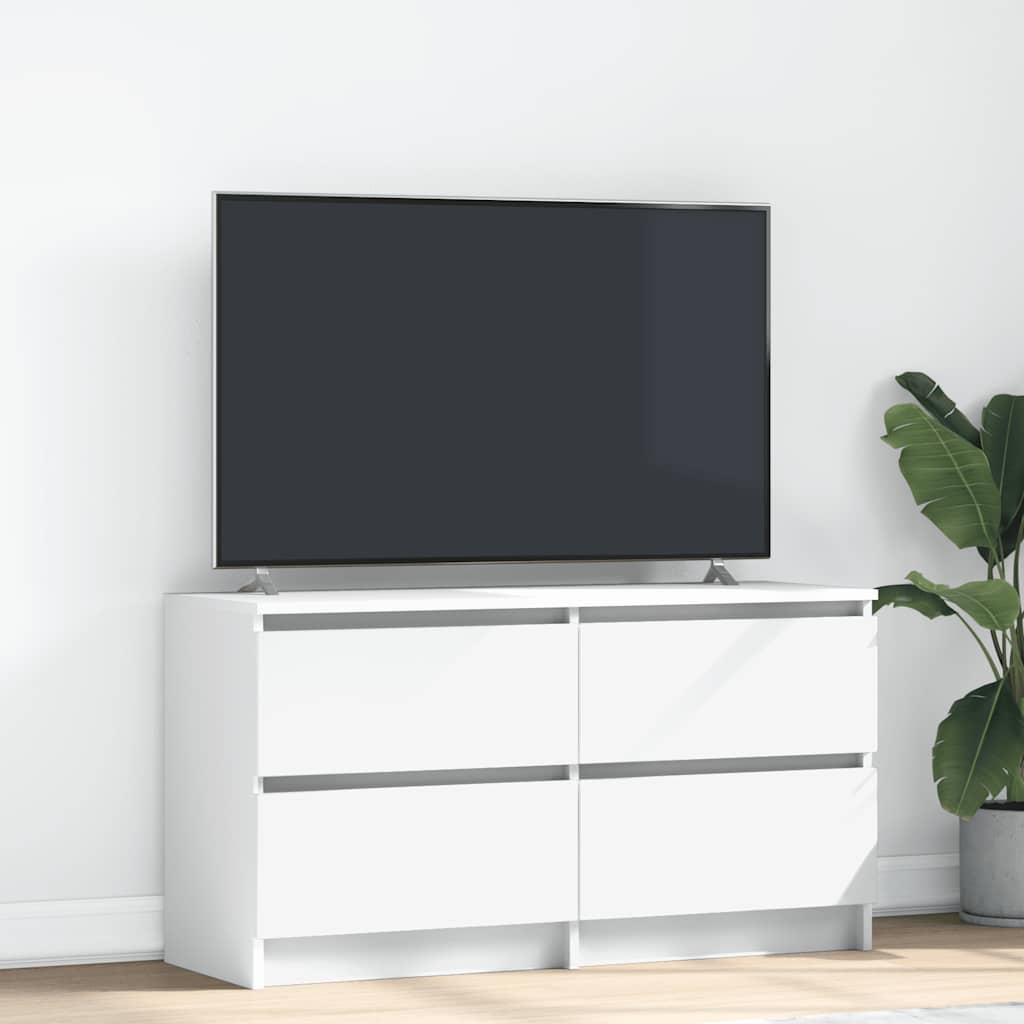 Mobile Porta TV-Mobile per TV-Credenza TV Bianco 100x35x54 cm in Legno Multistrato 714351