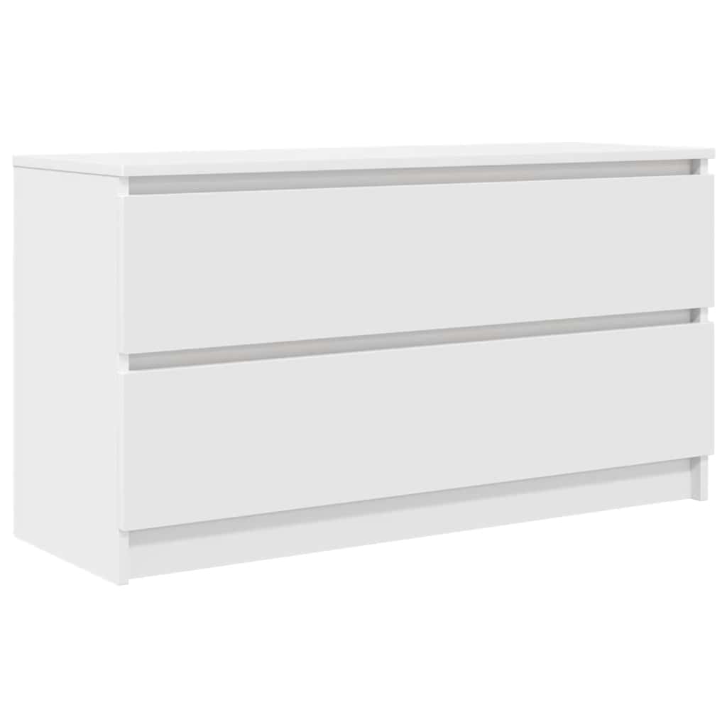 Mobile Porta TV Bianco 100x35x54 cm in Legno Multistrato 861805