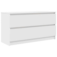 Mobile Porta TV Bianco 100x35x54 cm in Legno Multistrato 861805