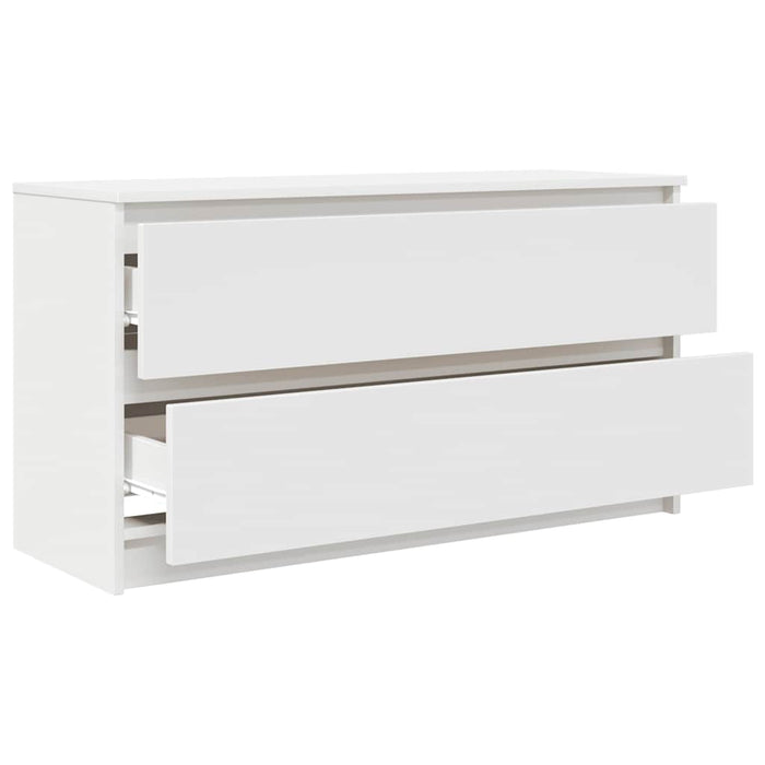Mobile Porta TV Bianco 100x35x54 cm in Legno Multistrato 861805