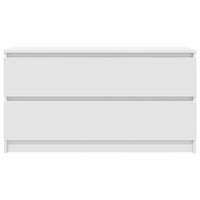 Mobile Porta TV Bianco 100x35x54 cm in Legno Multistrato 861805