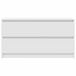 Mobile Porta TV Bianco 100x35x54 cm in Legno Multistrato 861805