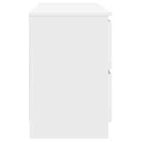 Mobile Porta TV Bianco 100x35x54 cm in Legno Multistrato 861805