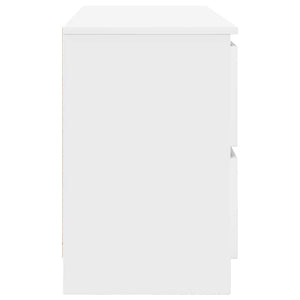Mobile Porta TV Bianco 100x35x54 cm in Legno Multistrato 861805