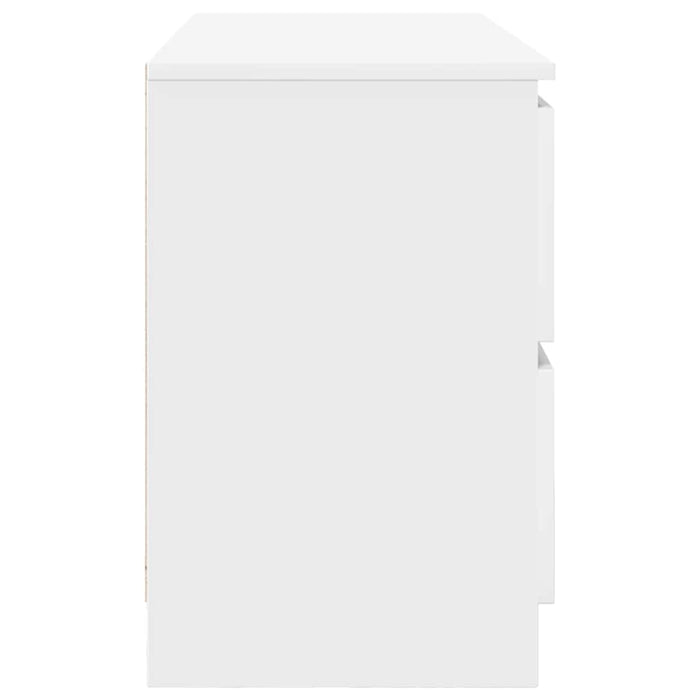 Mobile Porta TV Bianco 100x35x54 cm in Legno Multistrato 861805