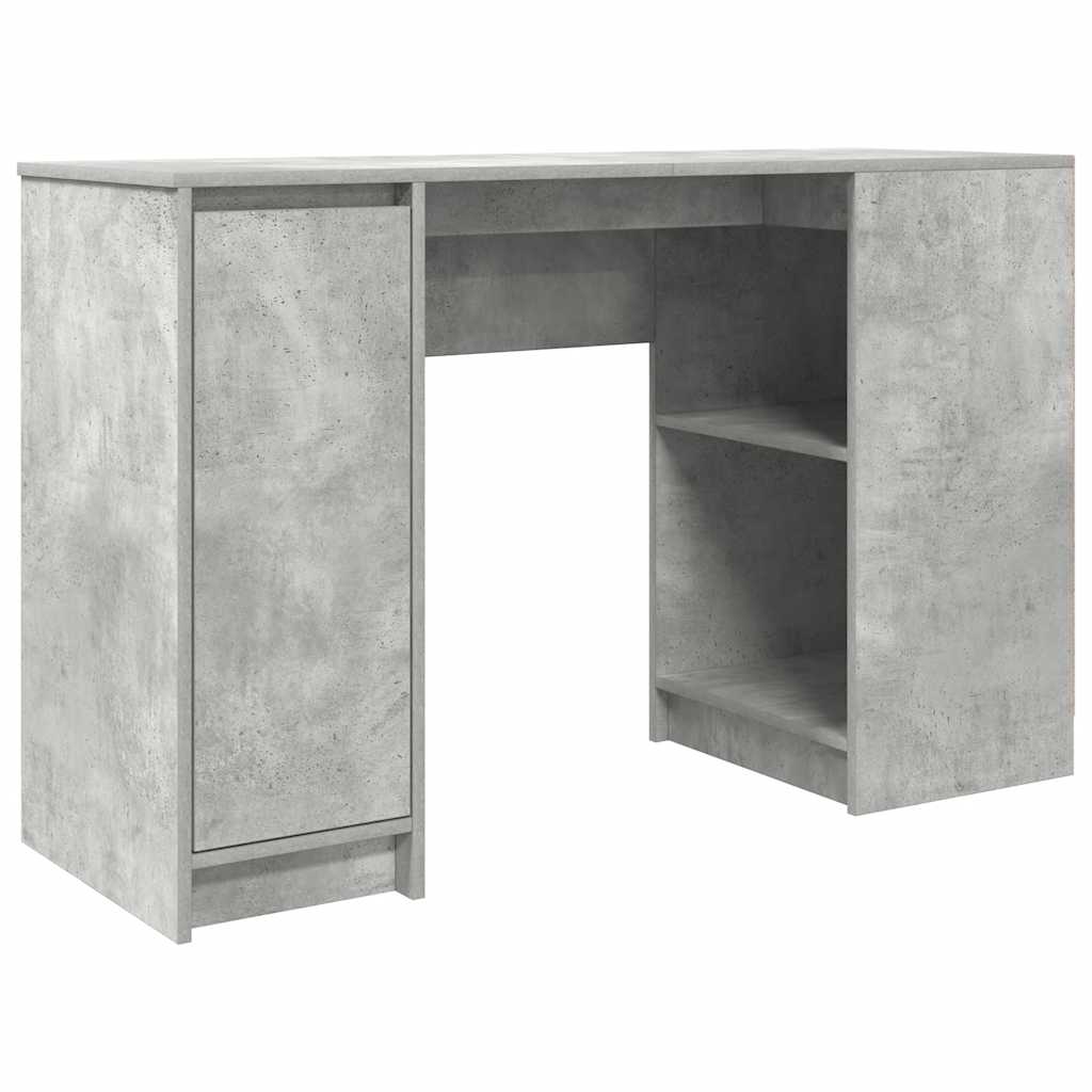 Scrivania Grigio Cemento 120x42x76 cm in Legno Multistrato