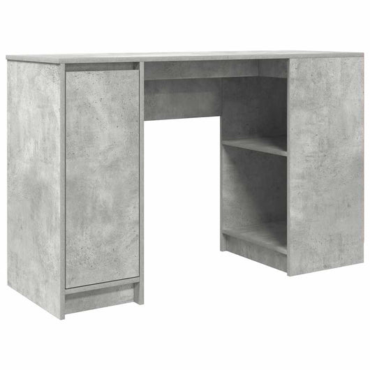Scrivania Grigio Cemento 120x42x76 cm in Legno Multistrato