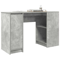 Scrivania Grigio Cemento 120x42x76 cm in Legno Multistrato