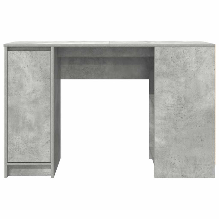Scrivania Grigio Cemento 120x42x76 cm in Legno Multistrato