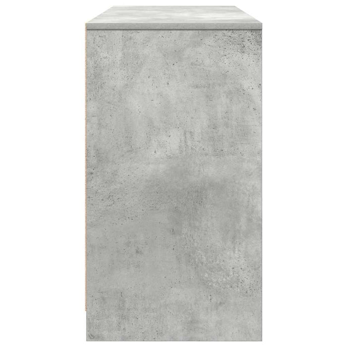 Scrivania Grigio Cemento 120x42x76 cm in Legno Multistrato