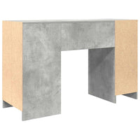 Scrivania Grigio Cemento 120x42x76 cm in Legno Multistrato