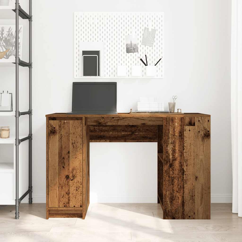 Scrivania Legno Antico 120x42x76 cm in Legno Multistrato