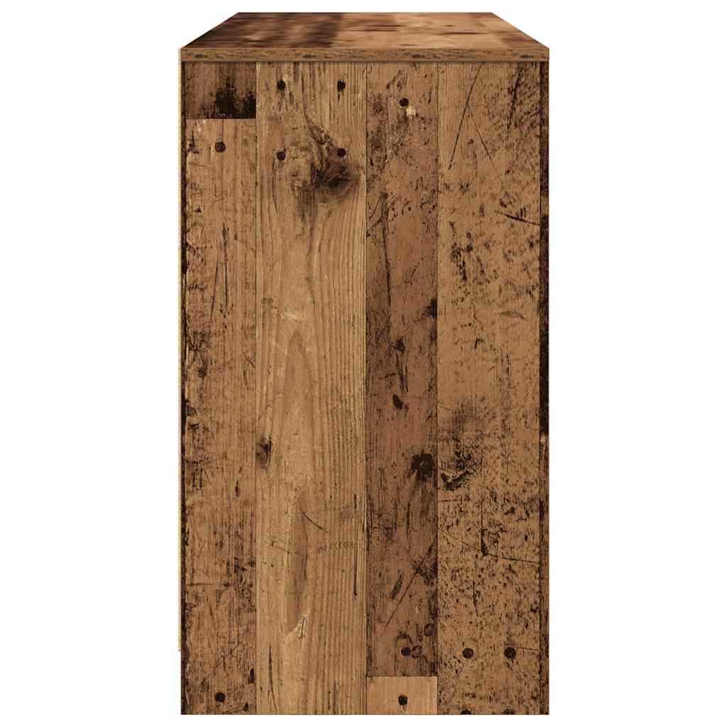 Scrivania Legno Antico 120x42x76 cm in Legno Multistrato