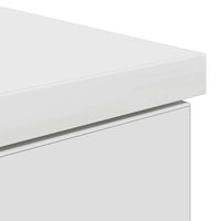 Scrivania Bianca 86x49x76 cm in Legno Multistrato