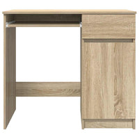 Scrivania Rovere Sonoma 86x49x76 cm in Legno Multistrato 861825