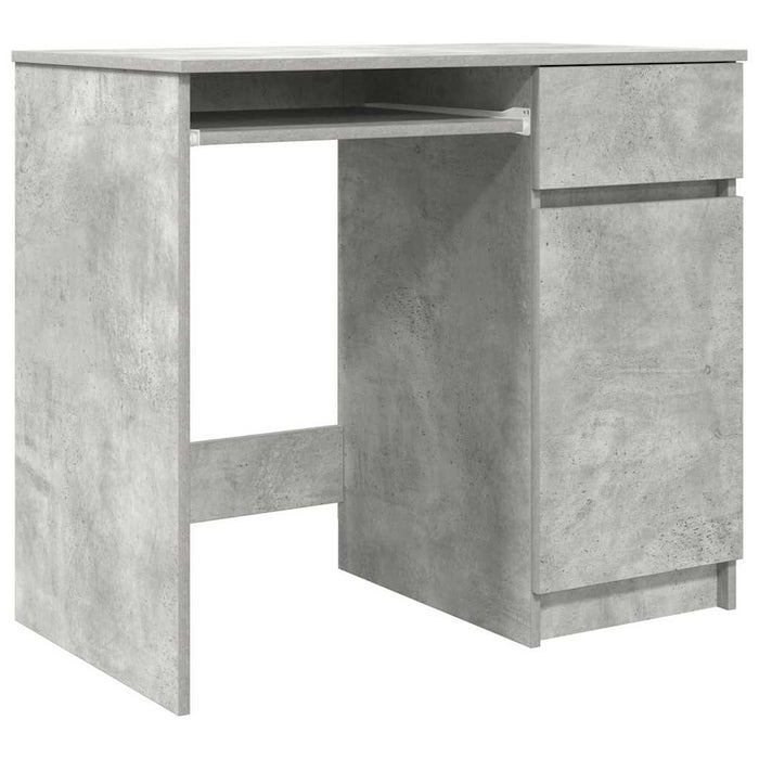 Scrivania Grigio Cemento 86x49x76 cm in Legno Multistrato 861826