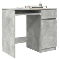Scrivania Grigio Cemento 86x49x76 cm in Legno Multistrato 861826