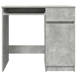 Scrivania Grigio Cemento 86x49x76 cm in Legno Multistrato 861826