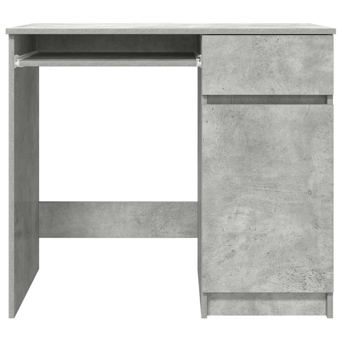 Scrivania Grigio Cemento 86x49x76 cm in Legno Multistrato 861826