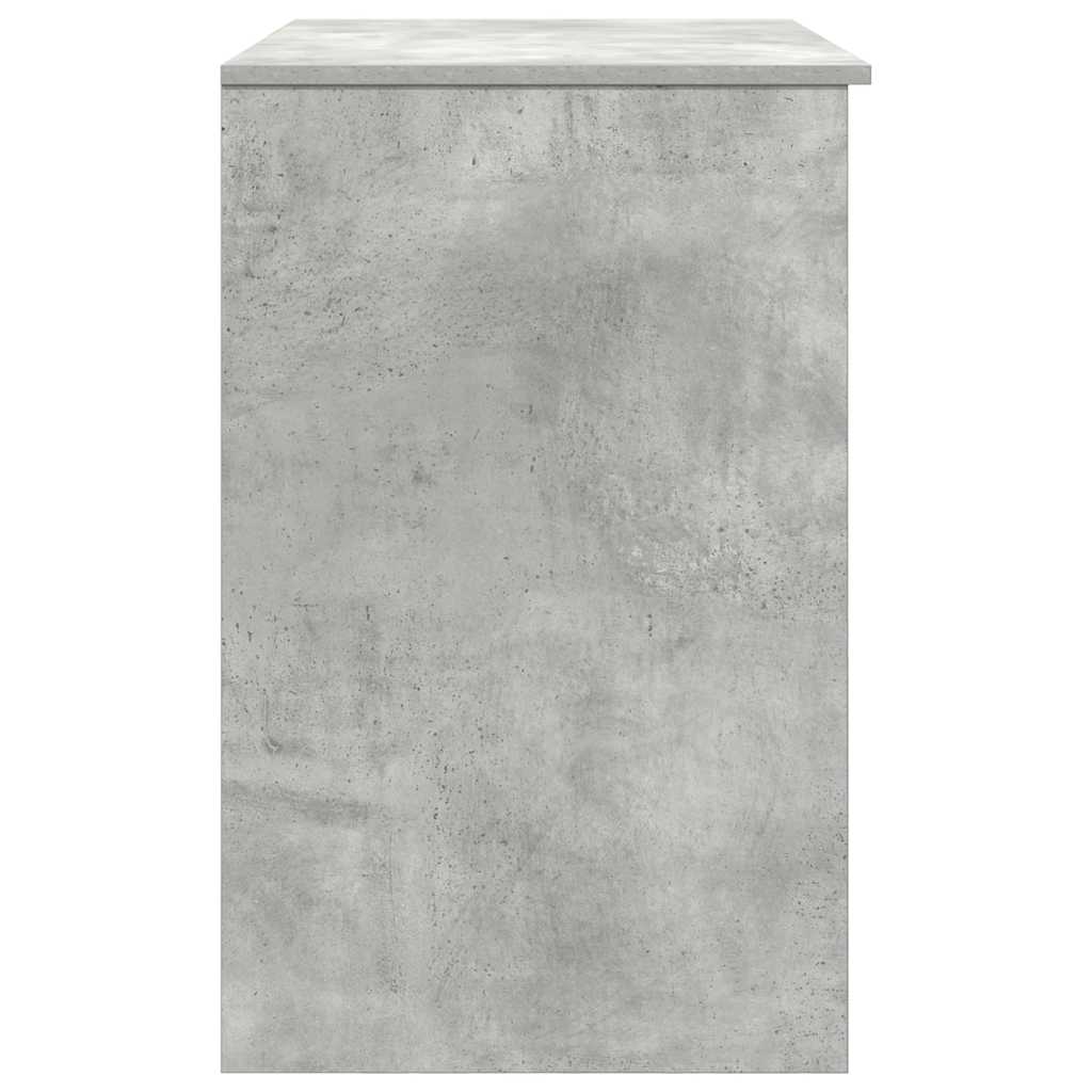 vidaXL Scrivania Grigio Cemento 86x49x76 cm in Legno Multistrato