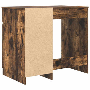 Scrivania Rovere Fumo 86x49x76 cm in Legno Multistrato 861827
