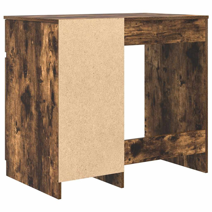 Scrivania Rovere Fumo 86x49x76 cm in Legno Multistrato 861827