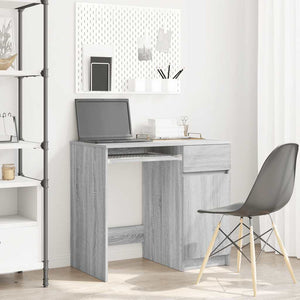 Scrivania Grigio Sonoma 86x49x76 cm in Legno Multistrato