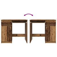 vidaXL Scrivania Legno Antico 86x49x76 cm in Legno Multistrato